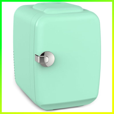 4L/6 Can Mini Fridge - Portable Cooler & Warmer For Skincare, Cosmetics, Food, Drinks | Compact Personal Fridge For Bedroom, Office, Car, Dorm | ETL Listed