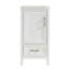 Meuble-lavabo simple autoportant de 18 po avec plateau entièrement assemblé