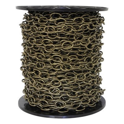 Decorative Solid Standard Link Fixture Chain or Chain Break (164 feet)