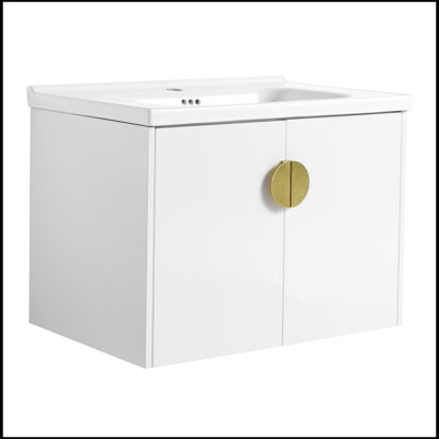 Saberina 27.80'' Single Bathroom Vanity with Top