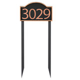 Soft 1-Line Lawn Address Sign