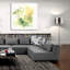  «Emerald & Olive 2» par June Erica Vess, art mural en verre acrylique, 36 po x 36 po-904248051