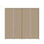Carennac 4 Door Manufactured Wood Wardrobe