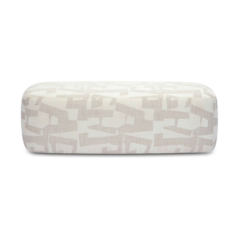Banc en jacquard Ayotte Graceland, Jacquard crème, Jacquard crème