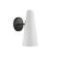 Beacon 1-Light Wall Sconce In Opal Black-1483214480-1496230317