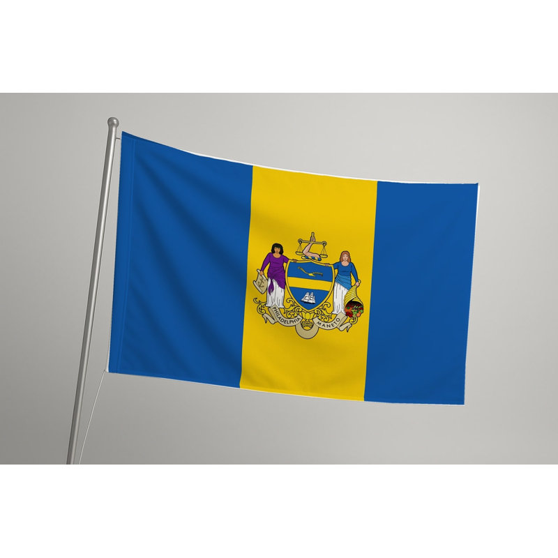 Drapeau de Philadelphie - drapeau extérieur, 24" H x 36"  W