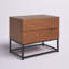 Table de chevet 2 tiroirs Ashaunte