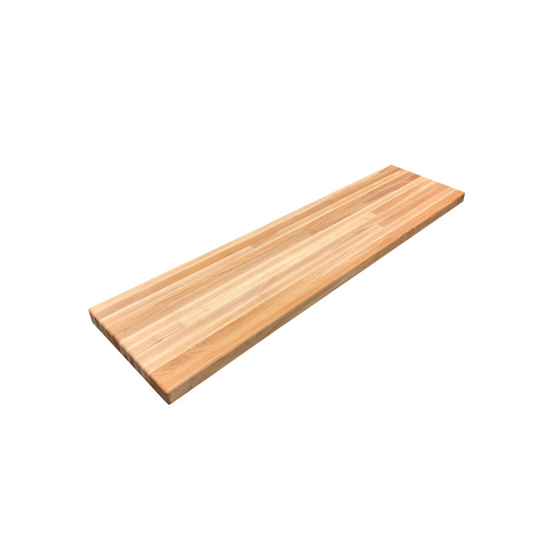 Wood Butcherblock Shelf, 12" x 36", Maple