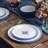 Stone Lain Cobalt 12-Piece Dinnerware Set Porcelain
