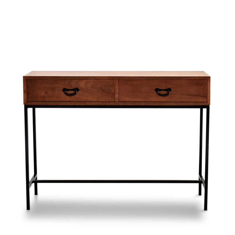 Kai Solid Walnut Console Table, 43" Length