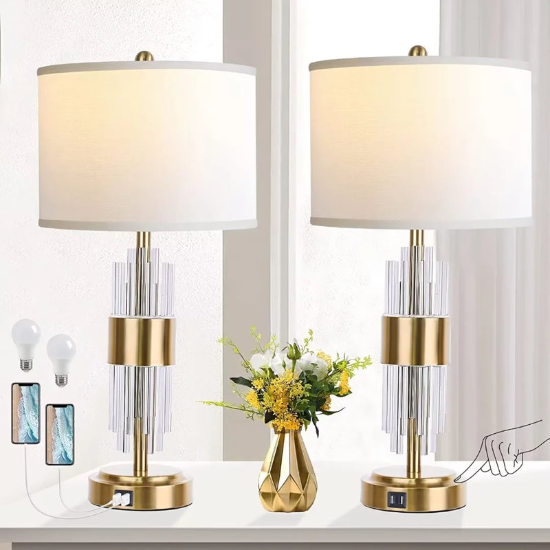 Metal USB Table Lamp