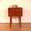 Table de chevet avec 2 tiroirs, petite table d'appoint avec rangement-112035009