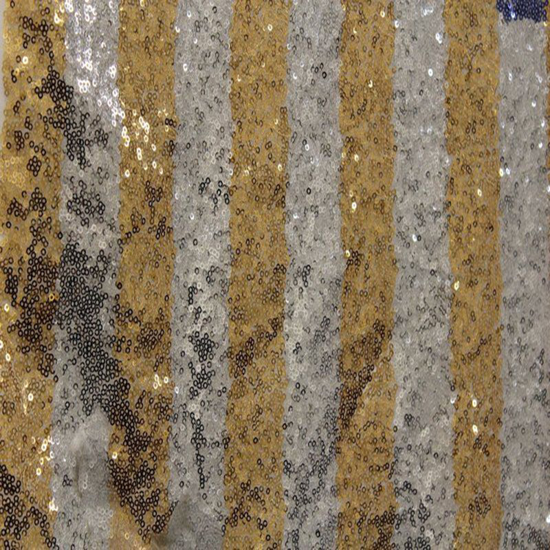 Tissu Fiesta, Or/argent