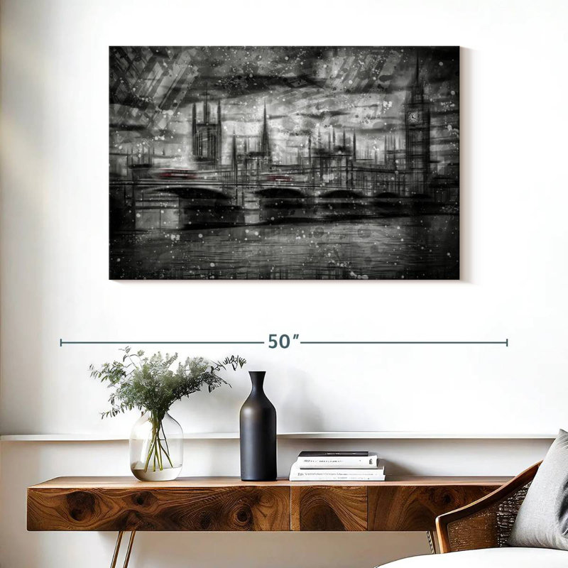 Ravi London Dynamic Shapes, 26" H x 39" W