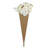 36" Artificial White Phalaenopsis Orchid Stems
