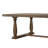 Bernard Weathered Oak Finish Dining Table-1409001941