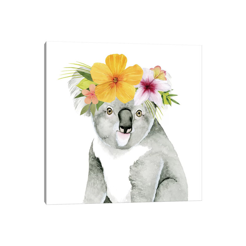 Tropical Halo VII by Grace Popp - Wrapped Canvas Painting, 66.04 cm H x 66.04 cm W x 3.175 cm D