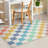 Kehr Square Modern Geometric Multi Blue Flat-Weave Area Rug-88709669