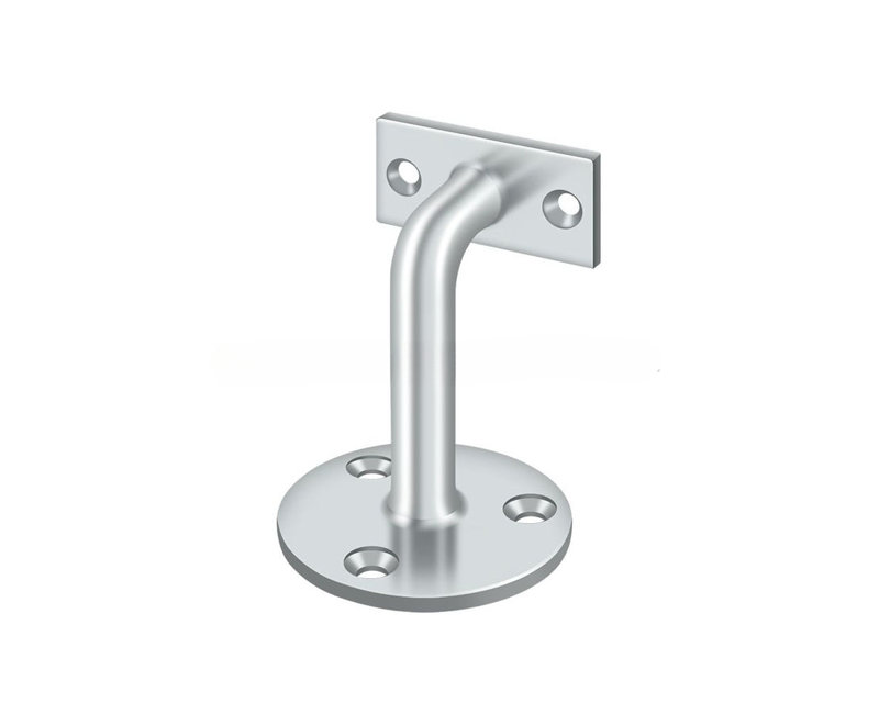 Support de garde-corps plat 22835D22AAC341938EC2292588F16F2C Chrome poli, Chrome poli