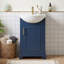 Meuble-lavabo de salle de bain avec lavabo épais en céramique et armoire peu encombrante-1474419468