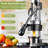 Orange Juicer Squeezer, Cast Iron Lemon Squeezer, Commercial Citrus Juicer Hand Press For Orange, Lemon, Pomegranate, Easy To Clean Citrus Squeezer With A Stainless Steel Cup, Grey