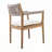 Acacia Wood Outdoor Dining Chairs-299056085