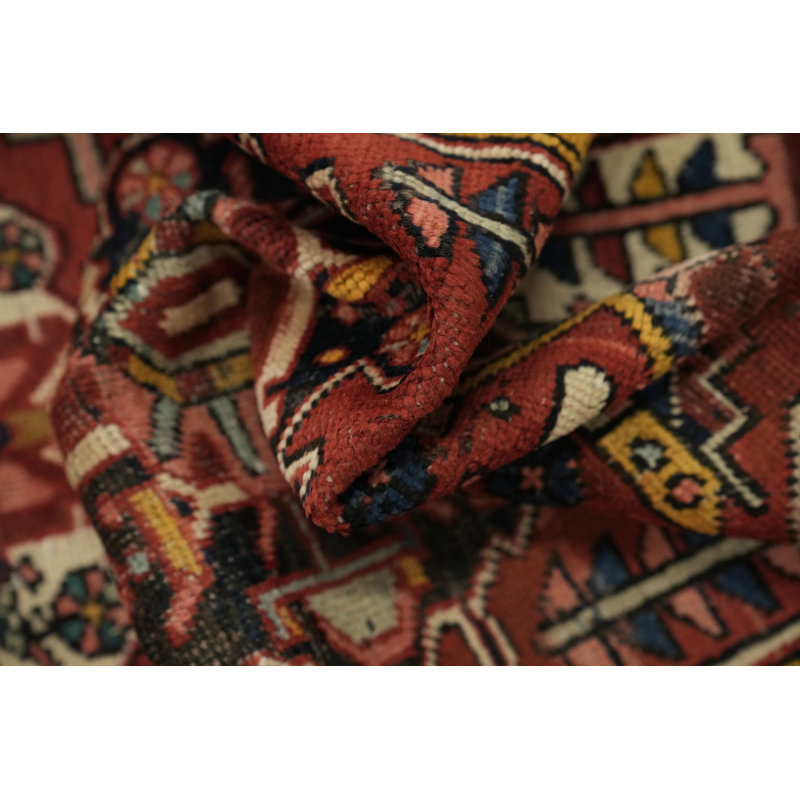 Tapis de couloir tribal traditionnel avec motifs géométriques complexes 3 x 10