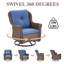 Fauteuils coulissants avec coussins Red Barrel Studio®-372500018