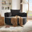 Fauteuil d'appoint pivotant surdimensionné-668936299-646453266