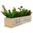 9'' H Wood Tabletop Candle Accessories