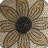 Boho Abstract Wall Decor on Seagrass