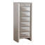Commode pour femme 7 tiroirs Marilla G1503-LC, champagne argenté, solution de rangement durable et élégante pour les chambres à coucher modernes