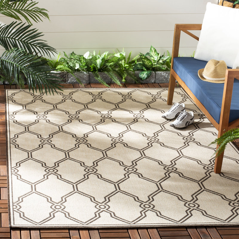 Tapis naturel contemporain Miesha, Rectangle 4 pi x 6 pi
