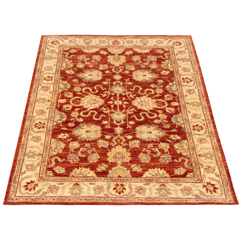 Tapis rouge Chobi Finest 4 pi 2 po x 6 pi 3 po