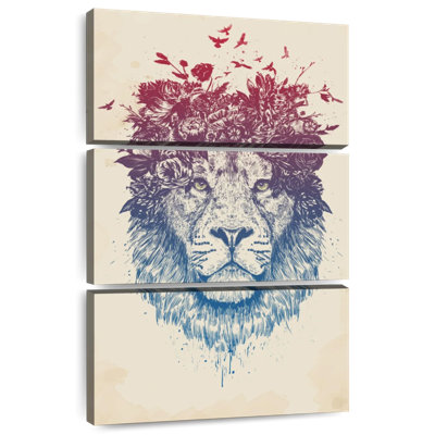 Brampt Floral Lion