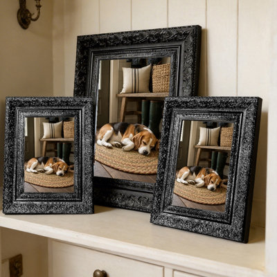 Cadre 11 po x 14 po noir 1PC pour présentation de photo