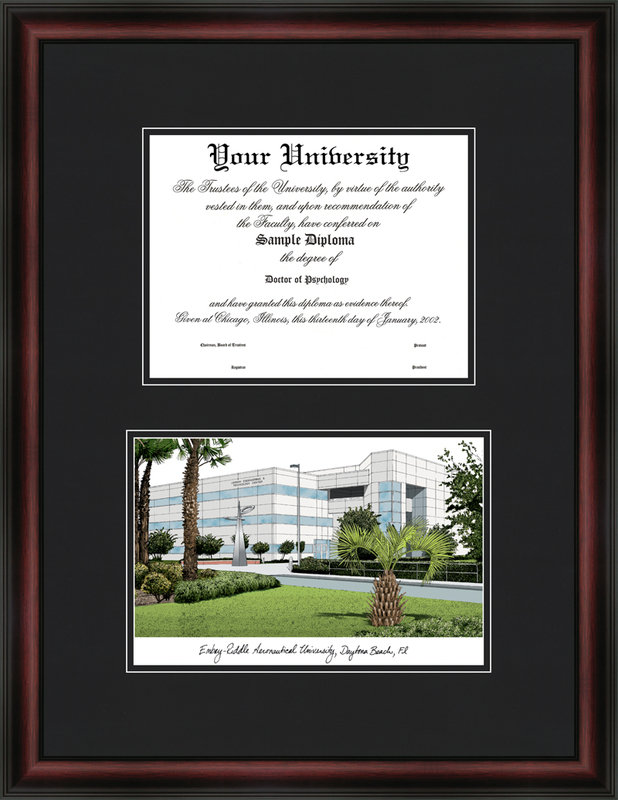 NCAA Embry-Riddle Eagles Diplomate Diploma Frame