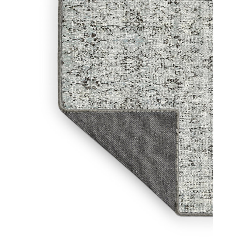 Tapis gris zone contemporaine Rothley, Rectangle 5 pi x 7 pi