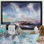 «Storm Clouds Over the Ocean», impression sur toile encadrée-1459607062-1459607063