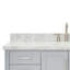 Meuble-lavabo simple 55 po gris Magnolia, avec comptoir en marbre de Carrare italien de 1,5 po et lavabo ovale-1520508761-1505325911