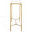 Sewall Metal And Glass Console Table-622875203