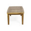 Table basse d'extérieur en bois d'acacia