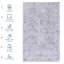 Tapis bleu / crème Serene-2069346073