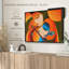 Impression sur toile Radha Krishna Madhubani-102354363