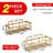 2-Pack Stainless Steel Adhesive Shower Caddy, No-Drill Rustproof Bathroom Storage Shelf