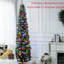 Arbre de Noël 8 pi avec 250 lumières DEL, 668 branches, décoration artificielle colorée incassable