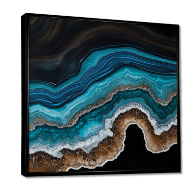 Voile illimité d'agate II - Agate, art mural