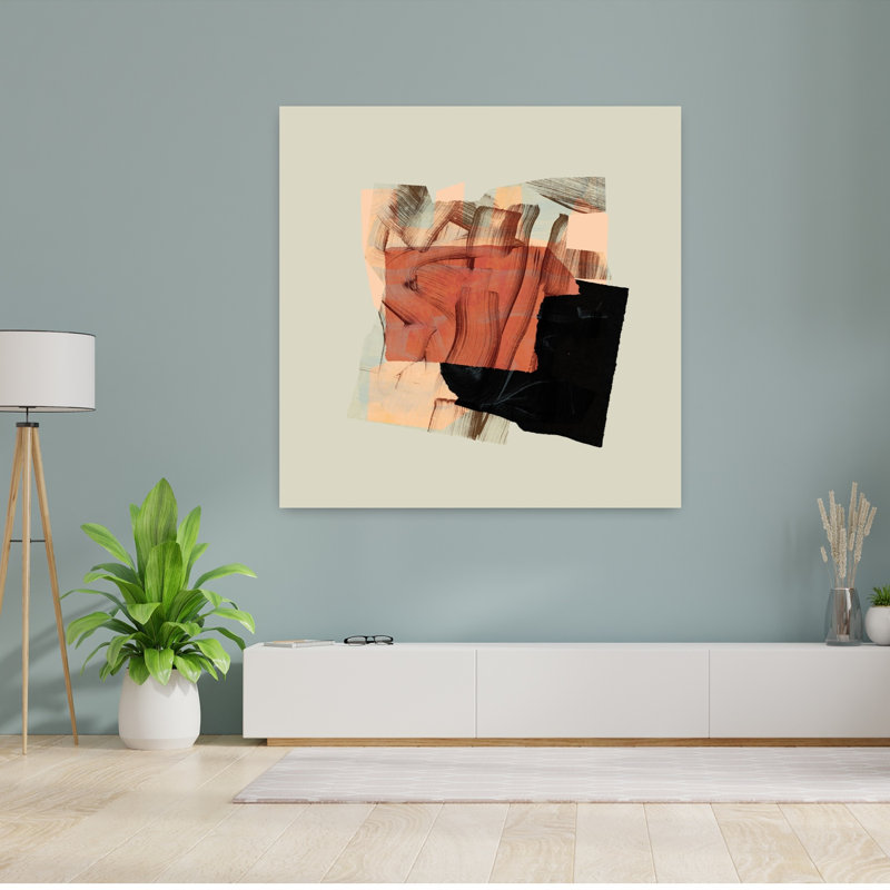 Art contemporain, art contemporain abstrait, H 48 po x l 48 po