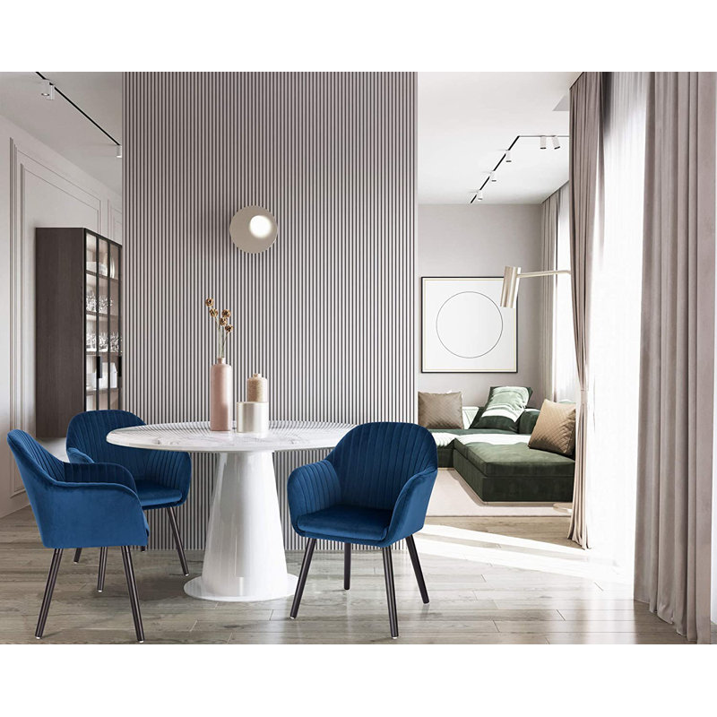 Deana Upholstered Dining Chair, Blue