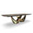 Ezio Walnut Solid Wood Top Dining Table-102316844